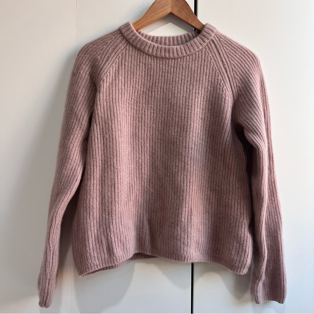 Quince cashmere fisherman sweater